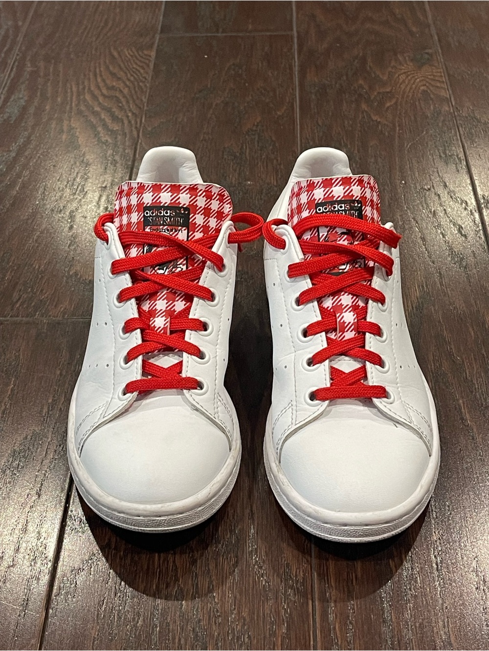 Adidas Originals Stan Smith White with Red Women Size 4